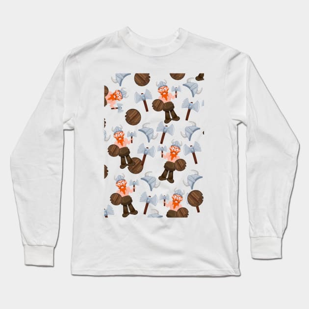 Vikings! Long Sleeve T-Shirt by nickemporium1